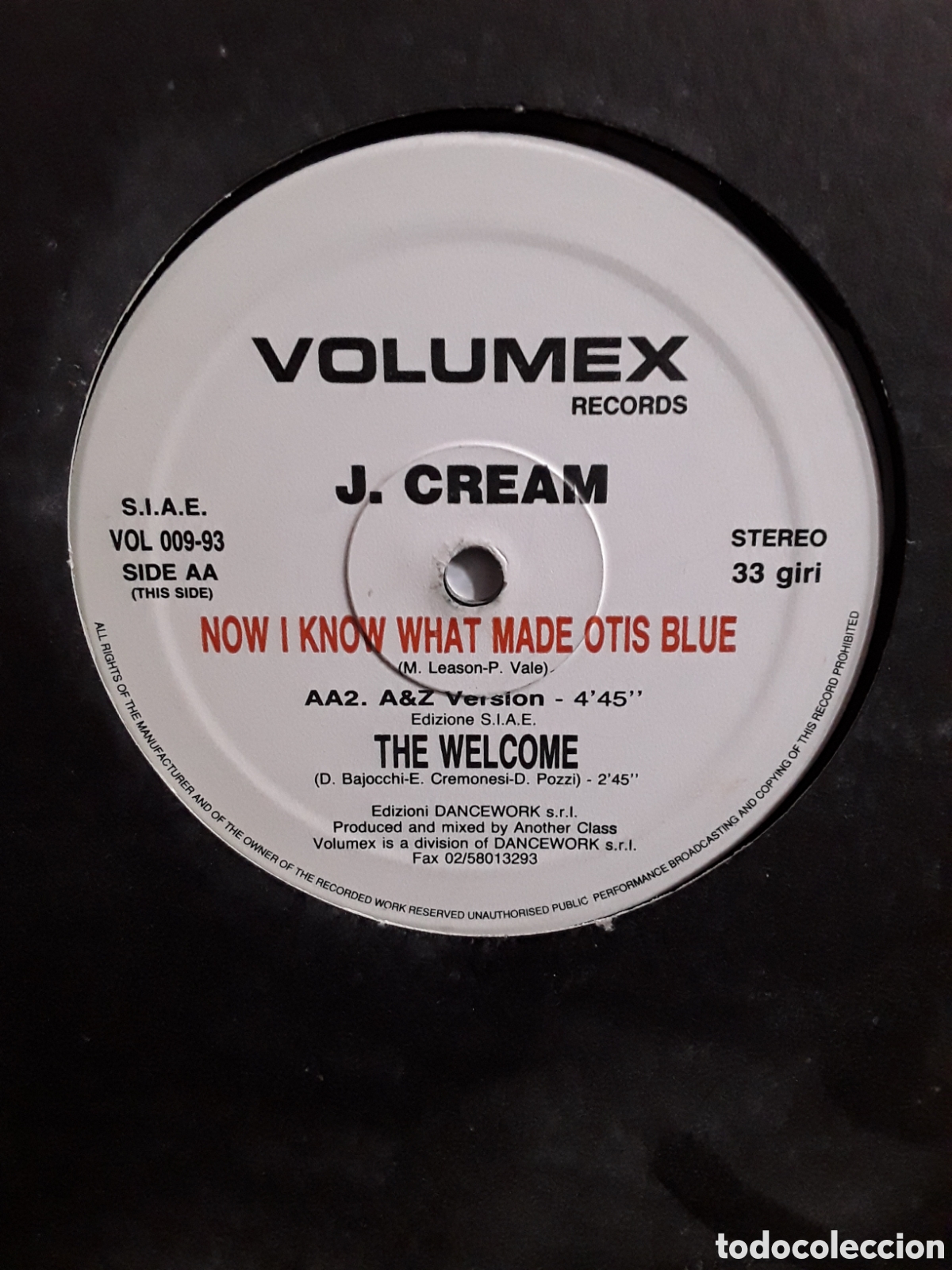 Discos de vinilo: J. Cream &lrm;&ndash; Now I Know What Made Otis Blue - Foto 2