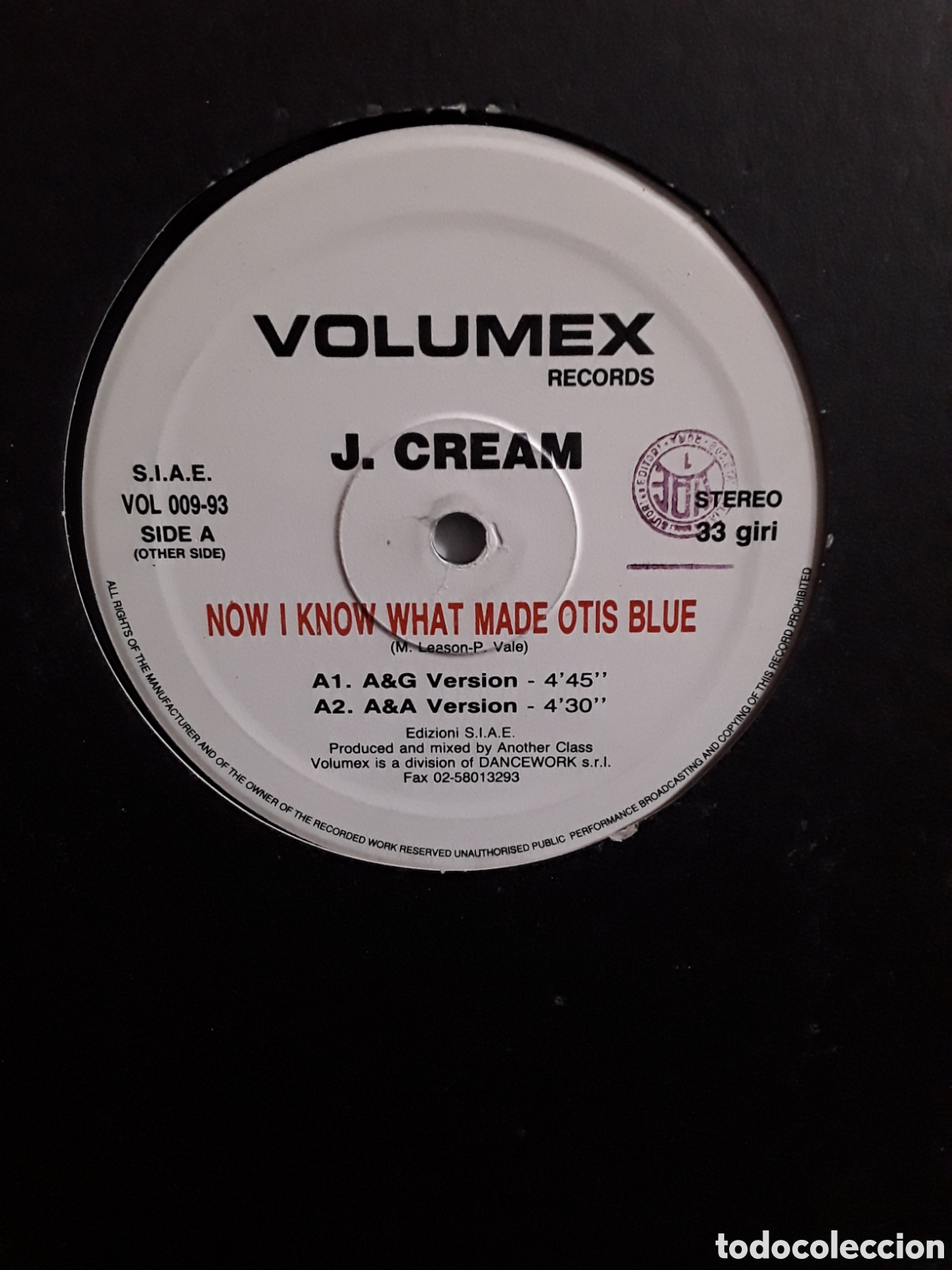 Discos de vinilo: J. Cream &lrm;&ndash; Now I Know What Made Otis Blue - Foto 1