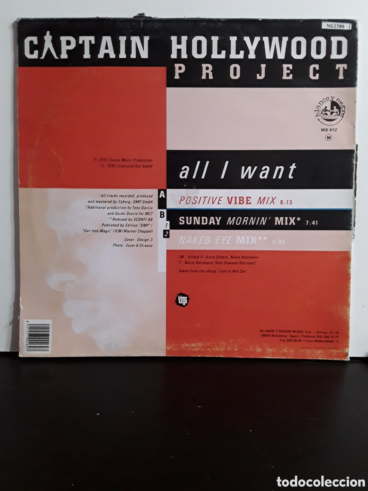 captain hollywood project ‎– all i want - Compra venta en todocoleccion