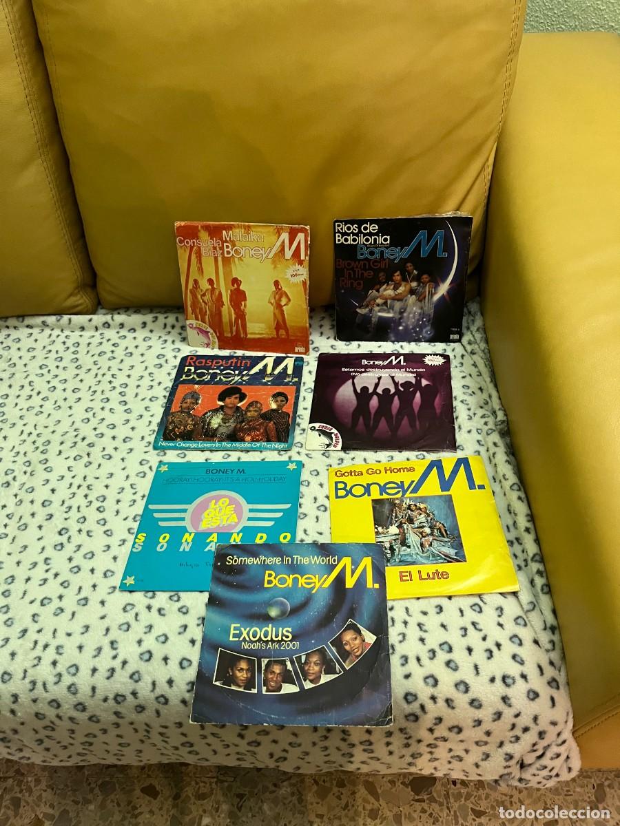 Discos de vinilo: Boney M Lote pack x7 singles - Foto 2