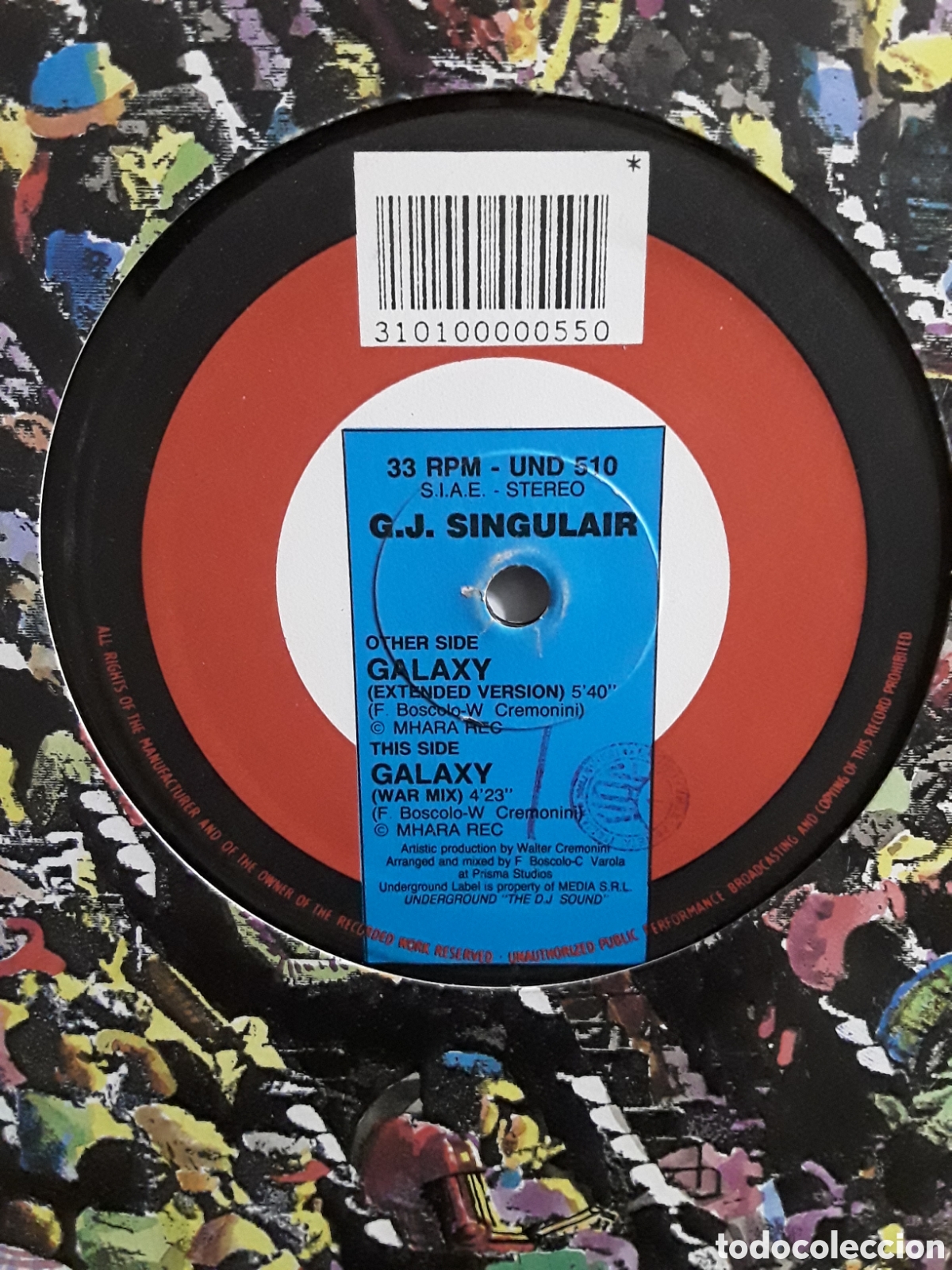 Discos de vinilo: G.J. Singulair &lrm;&ndash; Galaxy - Foto 3