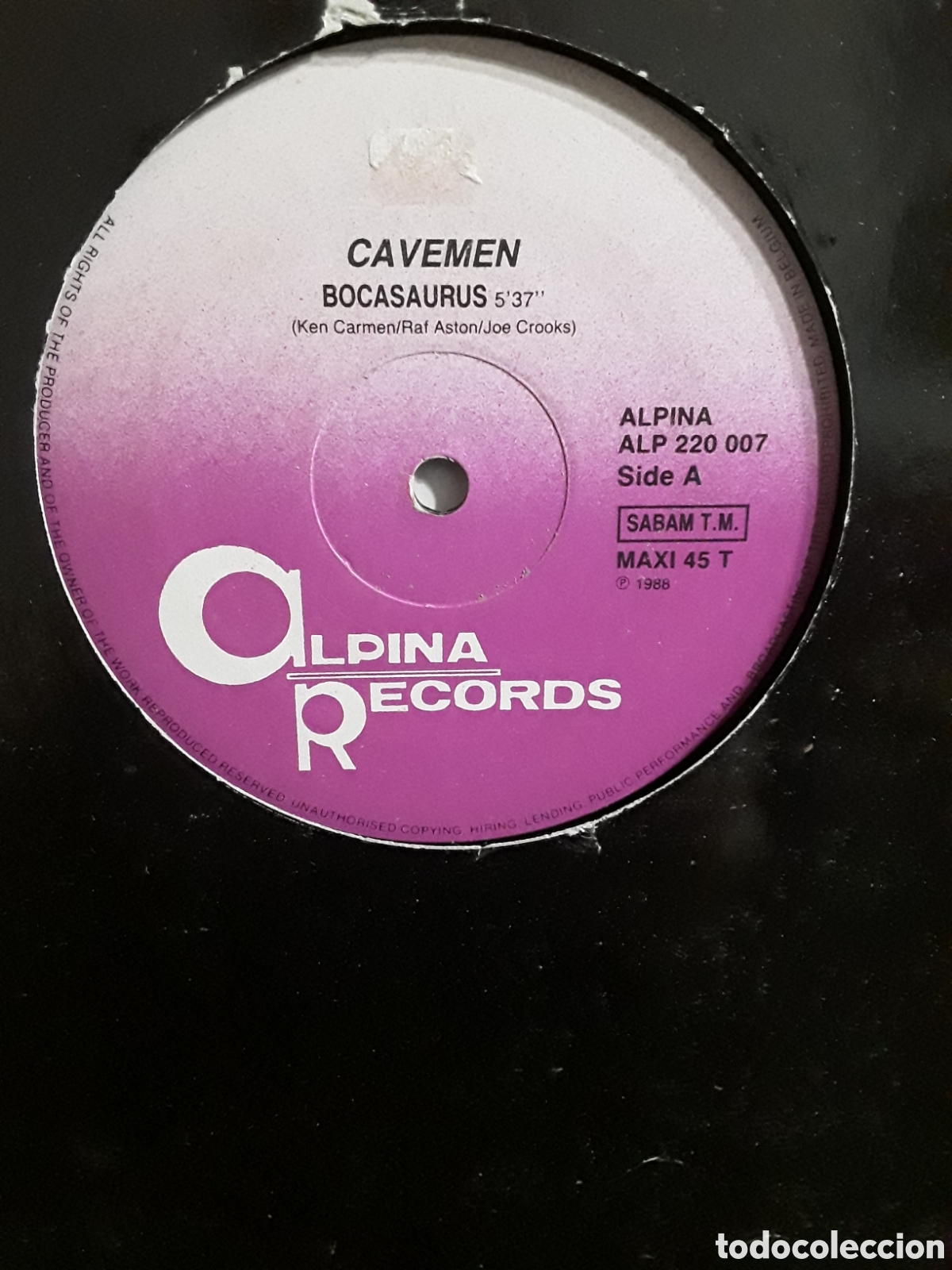 Discos de vinilo: Cavemen &lrm;&ndash; Bocasaurus - Foto 1