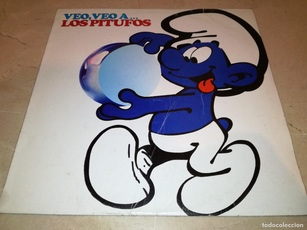Discos de vinilo: VEO, VEO A... LOS PITUFOS-ORIGINAL 1987 - Foto 1