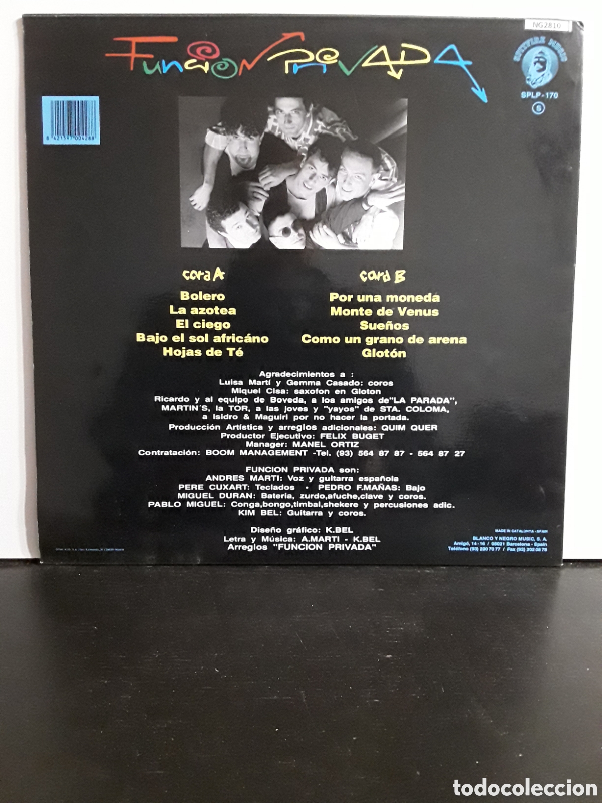 Discos de vinilo: Funci&oacute;n Privada &lrm;&ndash; Bajo El Sol Africano - Foto 2