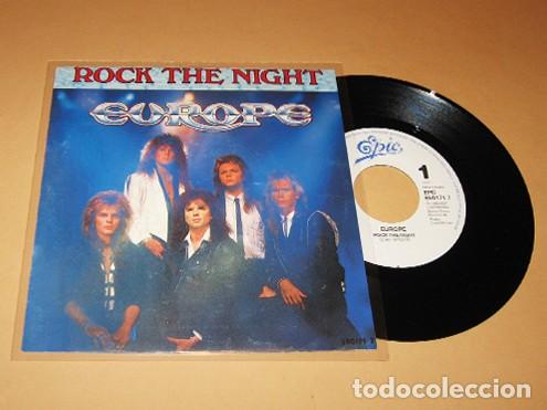 Discos de vinilo: EUROPE - ROCK THE NIGHT - SINGLE - 1986