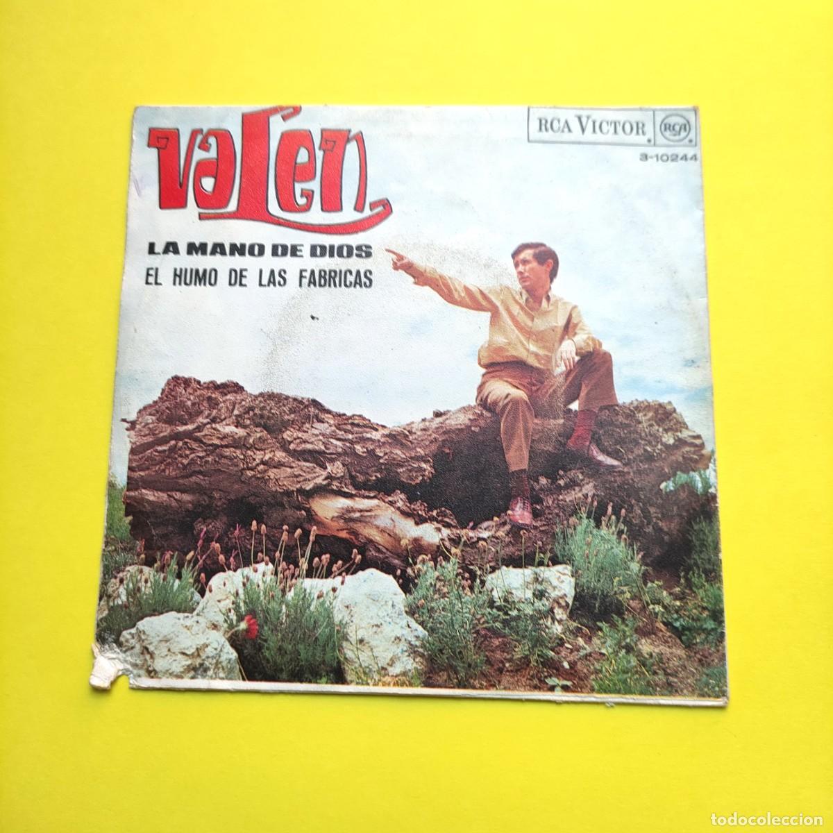 Discos de vinilo: VALEN . LA MANO DE DIOS ** * SINGLE RCA ** juani - Foto 2