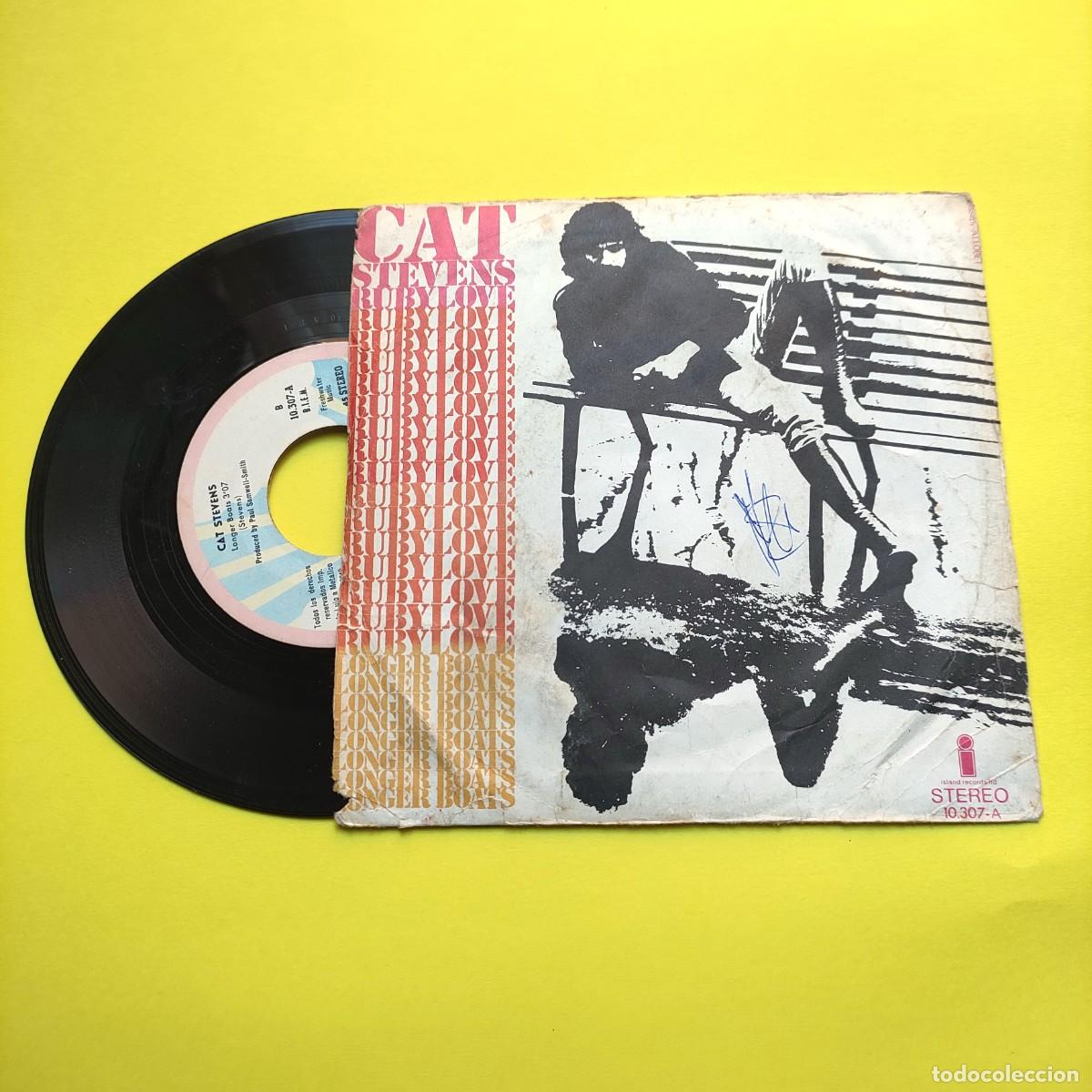 Discos de vinilo: CAT STEVENS . RUBY LOVE / LONGER BOATS ** SINGLE ISLAM ** juani - Foto 2