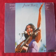 Discos de vinilo: LP GRACIAS A LA VIDA. JOAN BAEZ. 1975