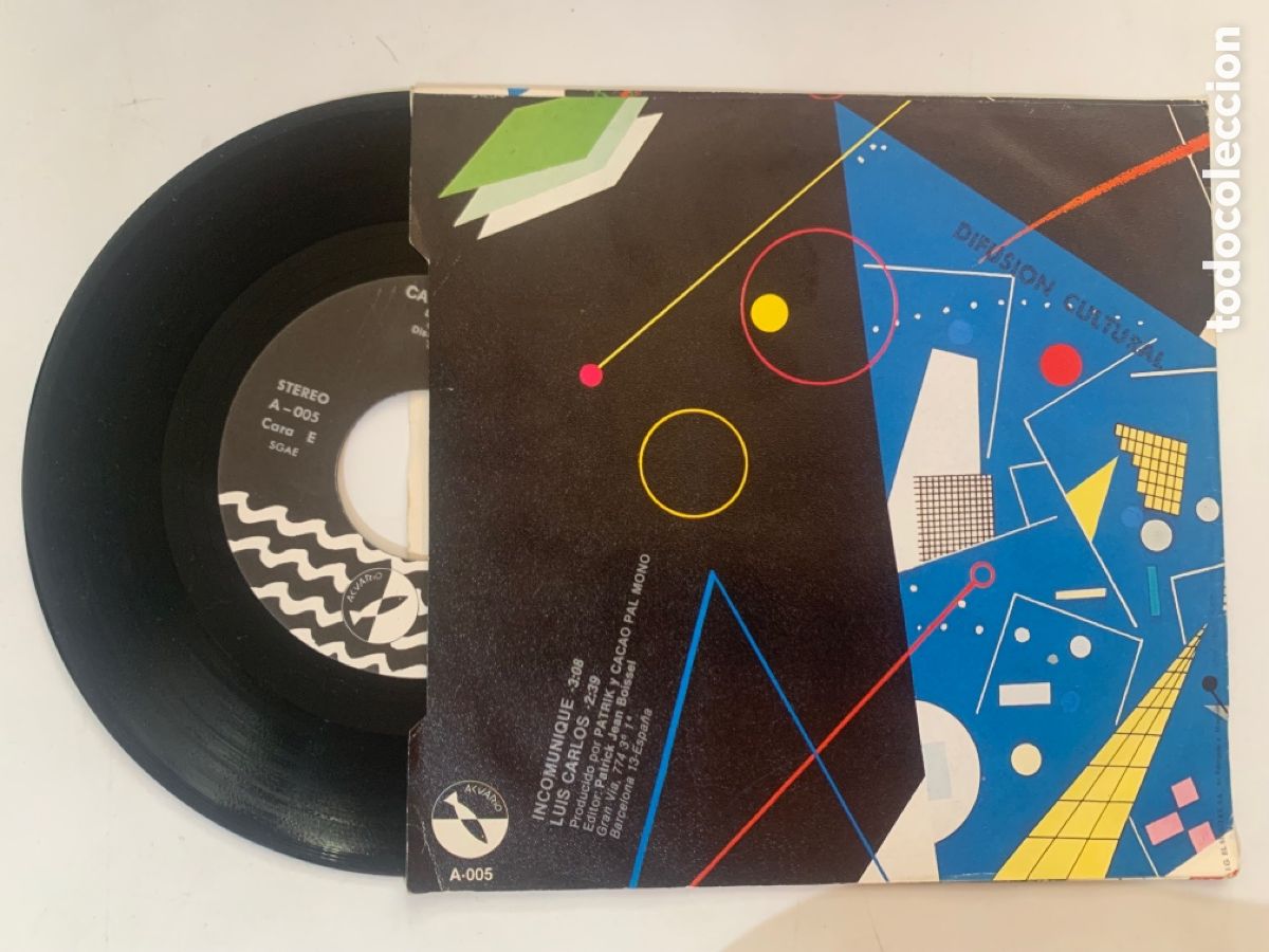 Discos de vinilo: single ep cacao pal mono incomunique de 1983 - Foto 2