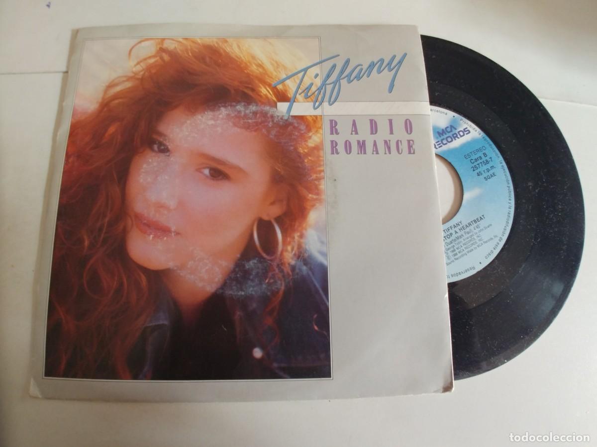 Discos de vinilo: TIFFANY-SINGLE RADIO ROMANCE - Foto 1