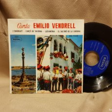 Discos de vinilo: CANTA EMILIO VENDRELL - L´EMIGRANT