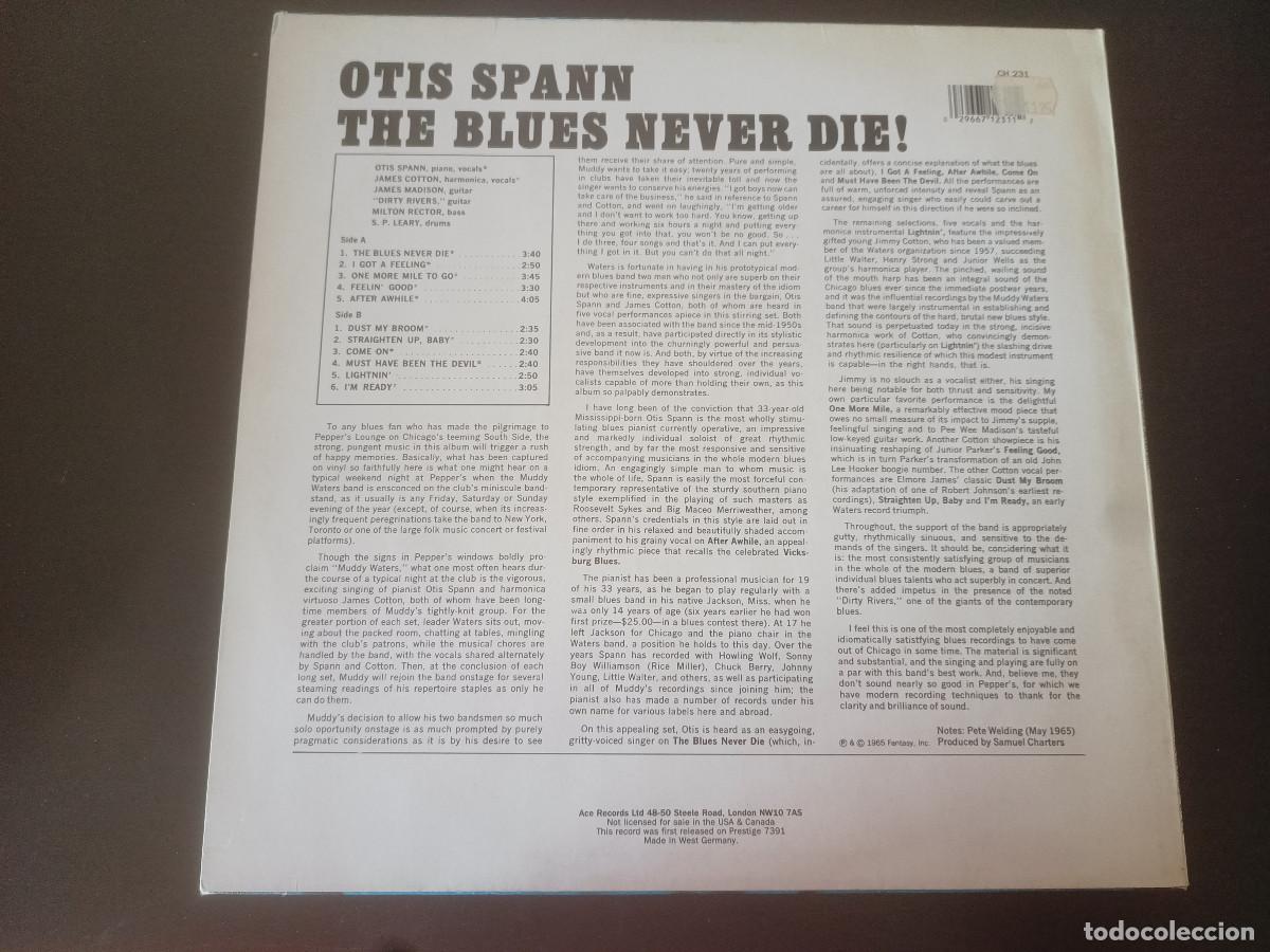 Discos de vinilo: Otis Spann - The Blues never die! - Foto 2
