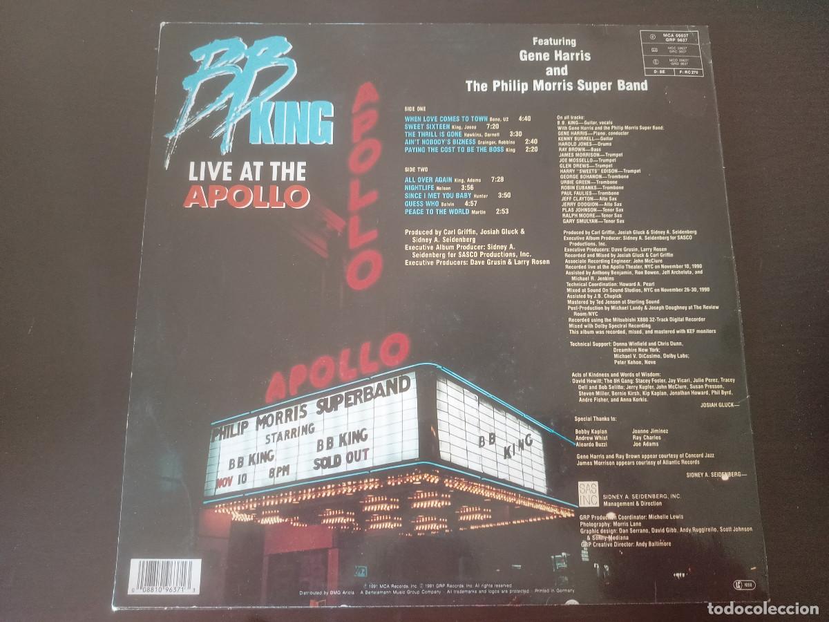 Discos de vinilo: BB King - Live at the Apollo - Foto 2