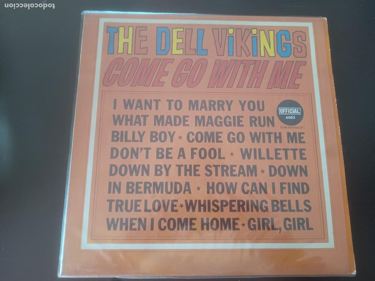 Discos de vinilo: The dell vikings - Come go with me - Foto 1