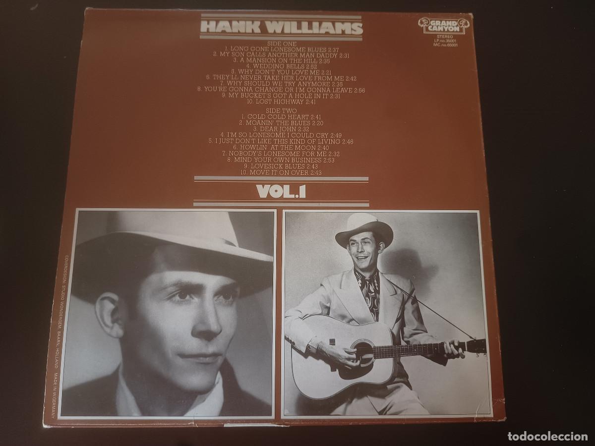 Discos de vinilo: Hank Williams - 20 greatest hits: vol. 1 - Foto 2