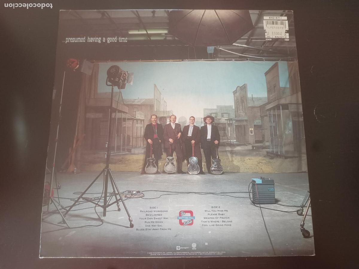 Discos de vinilo: The Notting Hillbillies - Missing&hellip;presumed having a good time - Foto 2