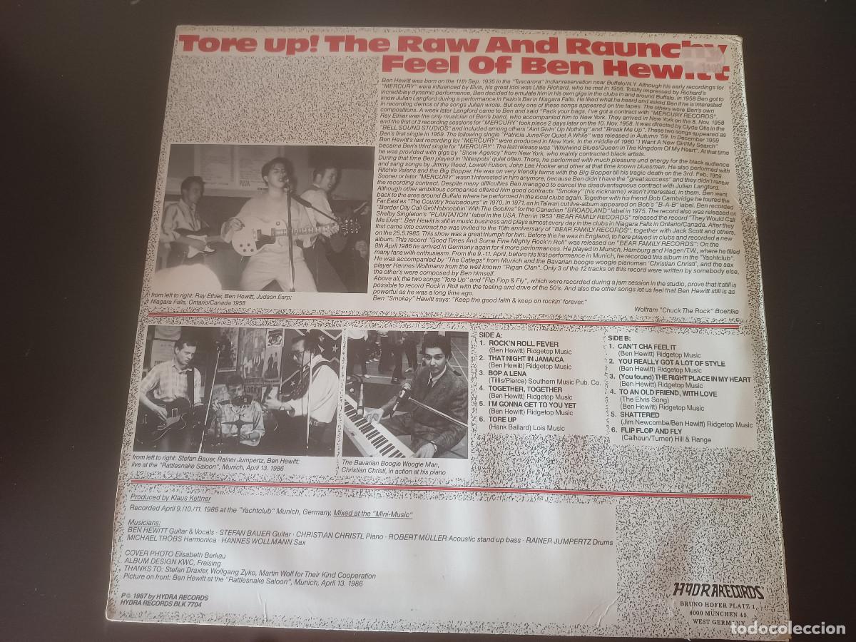 Discos de vinilo: Ben Hewitt - Tore Up - Foto 2