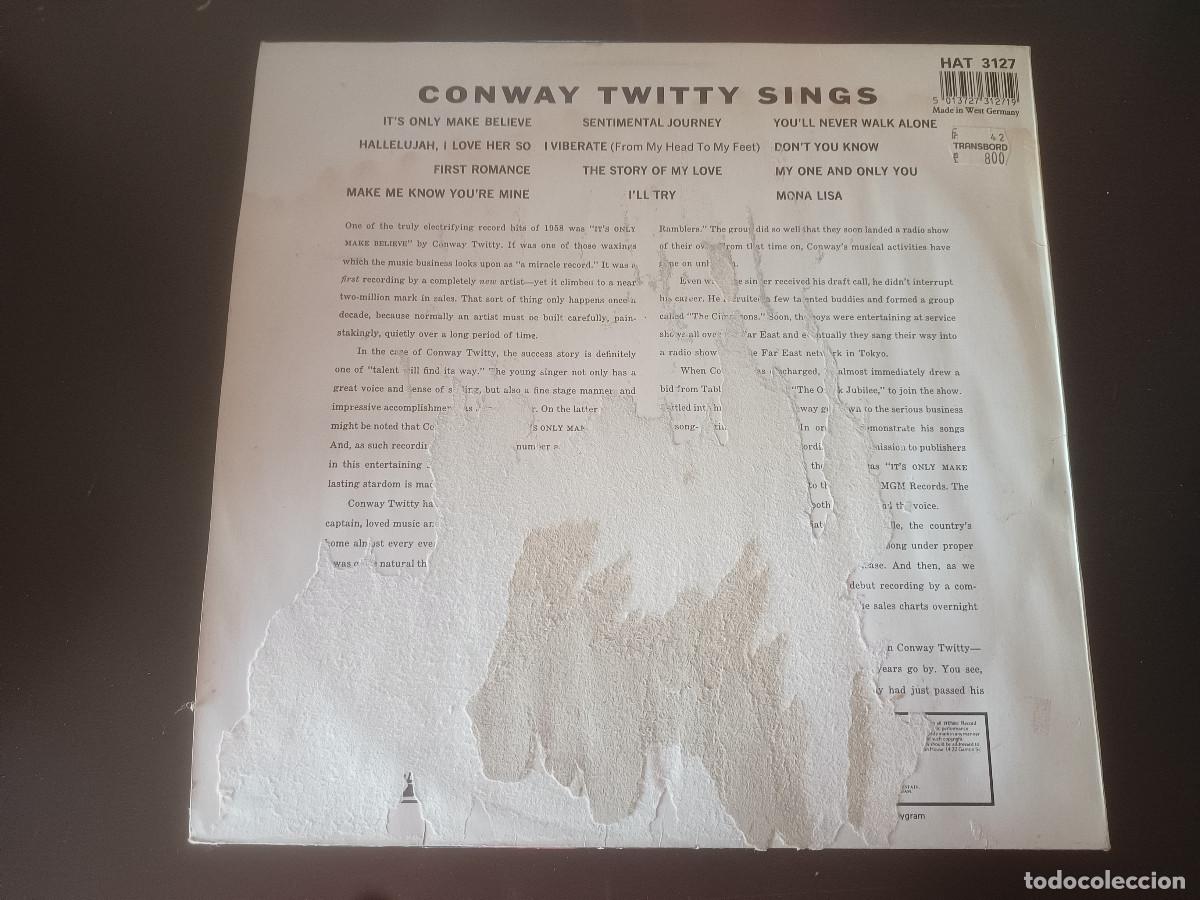 Discos de vinilo: Conway Twitty - Conway Twitty Sings - Foto 2