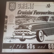 Discos de vinilo: 20 GREAT CRUISIN' FAVOURITES OF THE 50'S AND 60'S (VOLUME ONE)