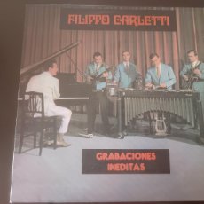 Discos de vinilo: FILIPPO CARLETTI - GRABACIONES INEDITAS