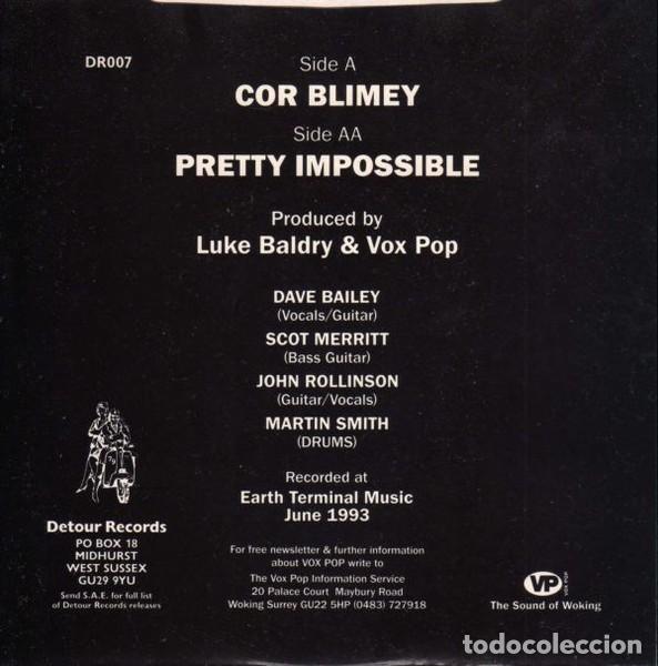 Discos de vinilo: Vox Pop &ndash; Cor Blimey / Pretty Impossible - Foto 2
