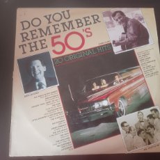 Discos de vinilo: DO YOU REMEMBER THE 50'S (20 ORIGINAL HITS AND THE SOUNDTRACK FROM THE TV SERIES HAPPY DAYS)