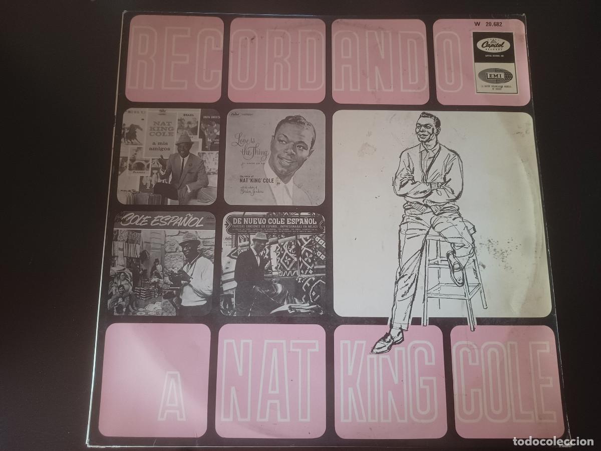 Discos de vinilo: Nat King Cole - Recordando a Nat King Cole - Foto 1