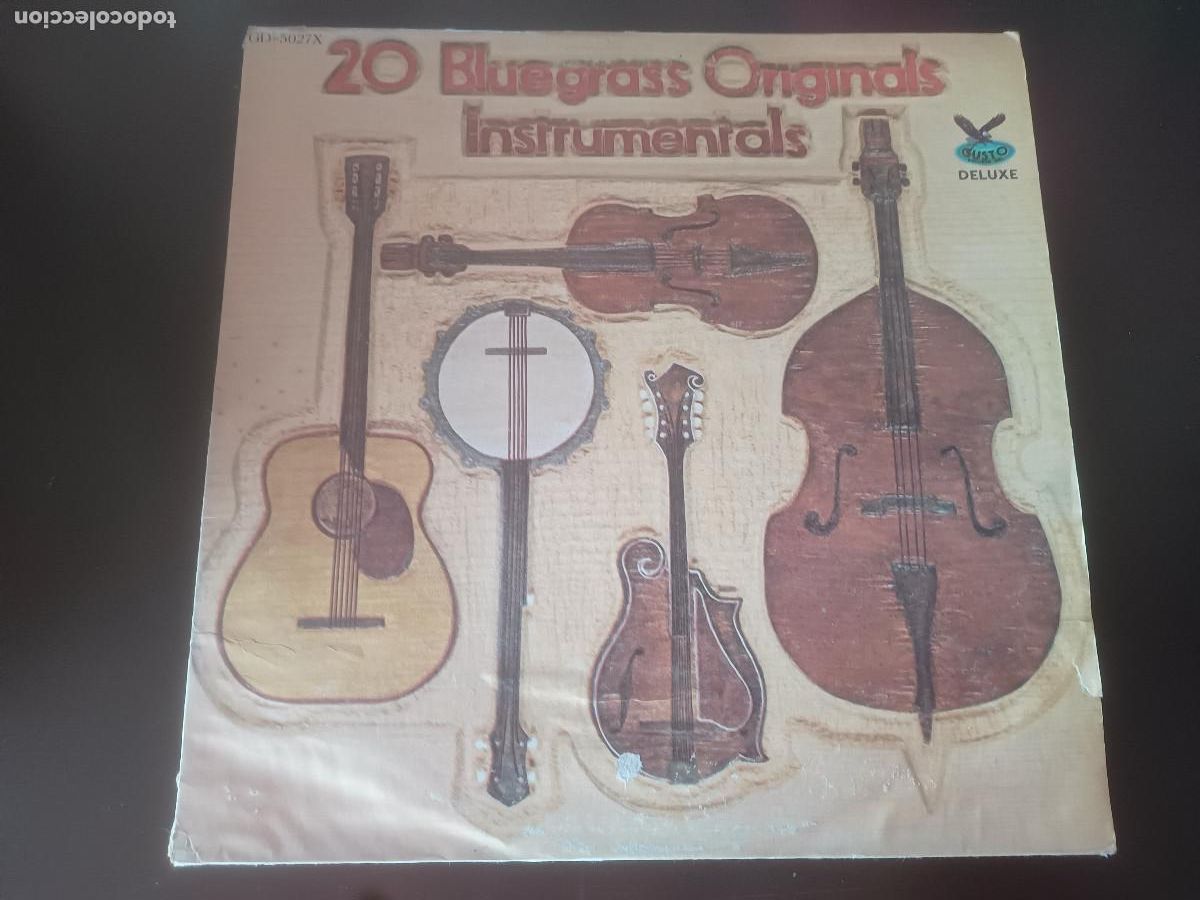 Discos de vinilo: 20 Bluegrass Original Instrumentals - Foto 1