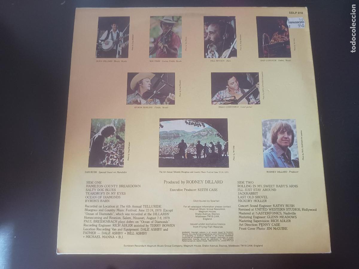 Discos de vinilo: The Doug Dillard Band featuring Byron Berline Jack Rabbit! - Foto 2
