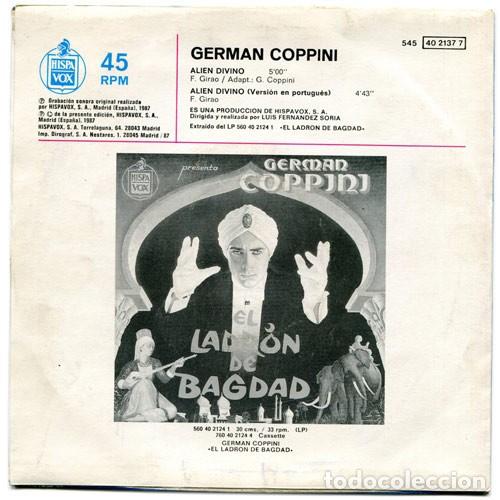 Discos de vinilo: Germ&aacute;n Coppini &ndash; Alien Divino - Foto 2