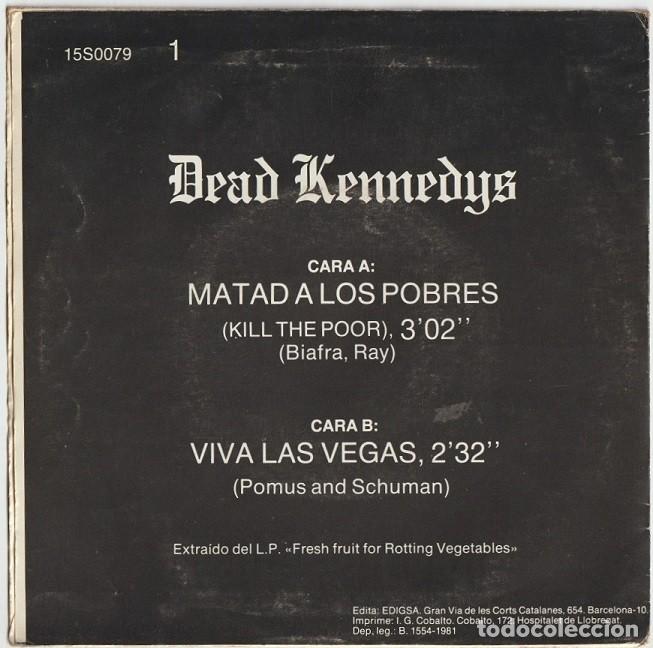 Discos de vinilo: Dead Kennedys &ndash; Matad A Los Pobres = Kill The Poor - Foto 2