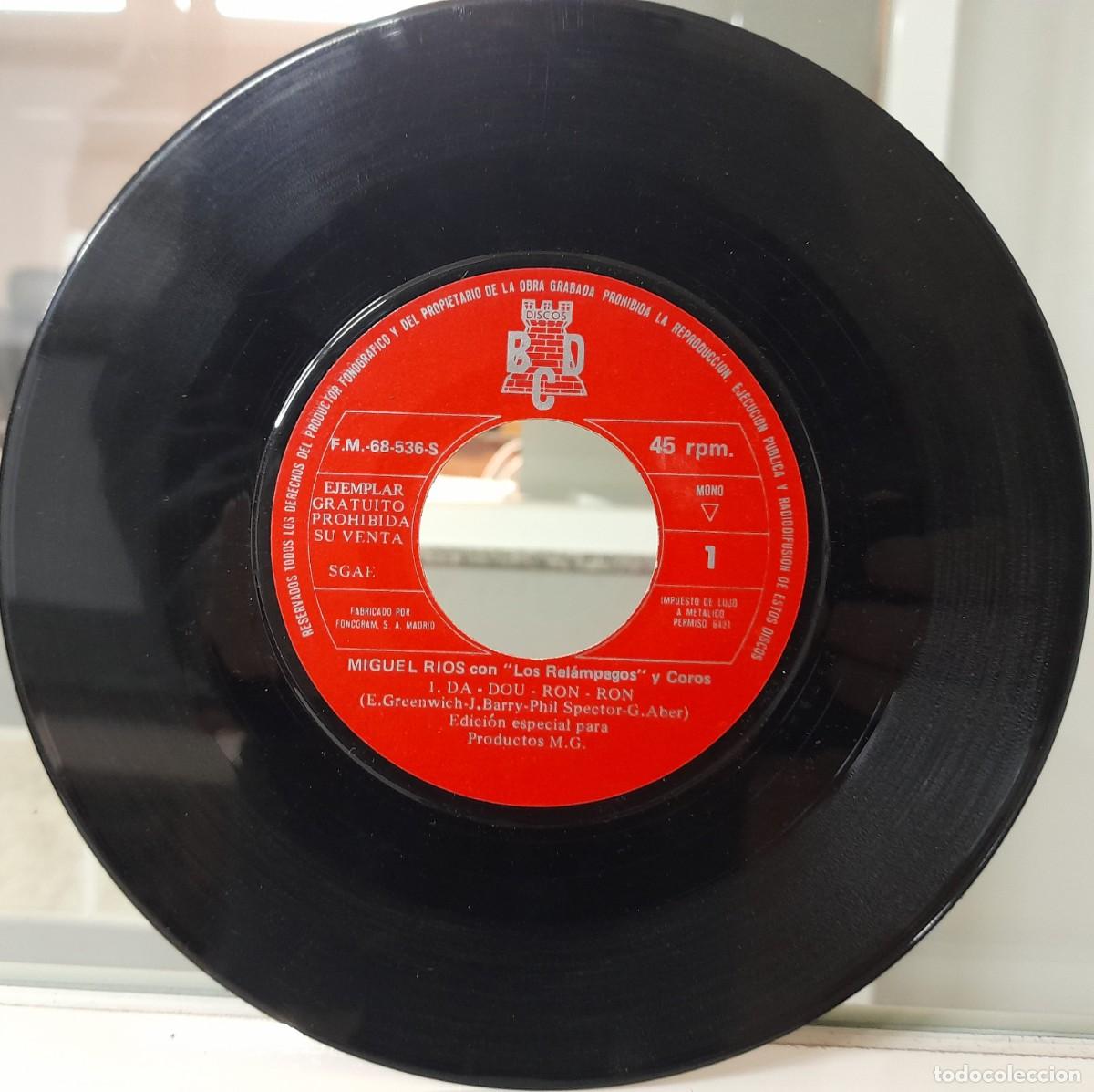 Discos de vinilo: Single Miguel Rios (1970) - Foto 3