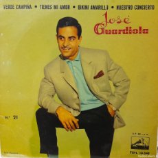 Discos de vinilo: SINGLE JOSE GUARDIOLA (1960)