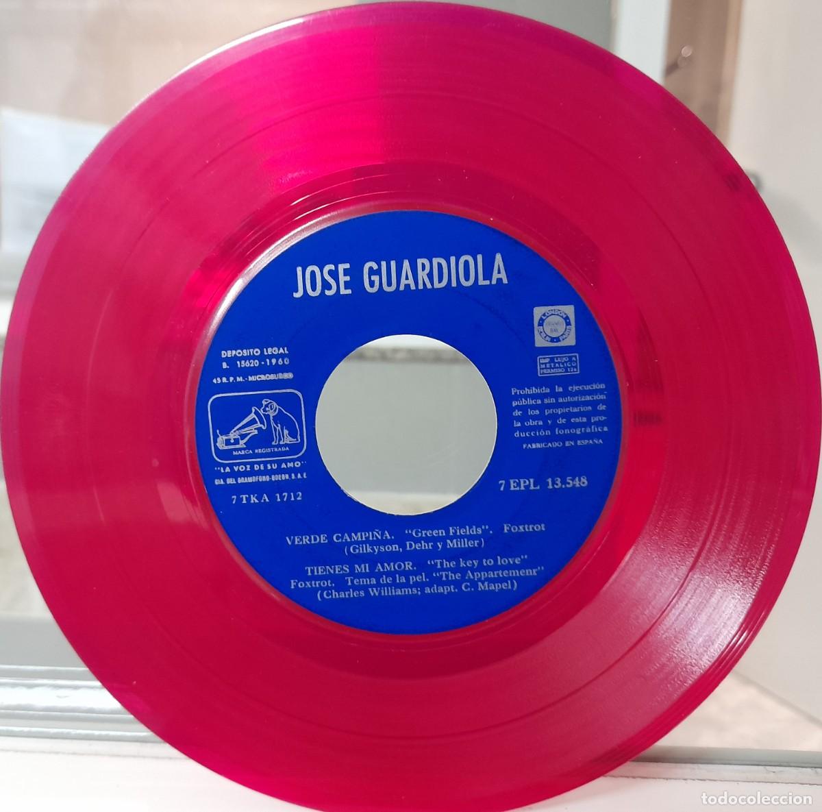 Discos de vinilo: Single Jose Guardiola (1960) - Foto 3