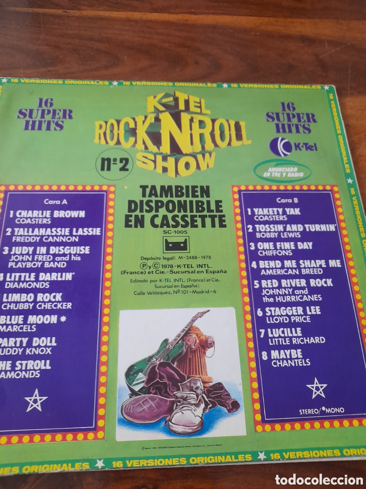 Discos de vinilo: Disco K-TEL ROCK and ROLL 1978 - Foto 2