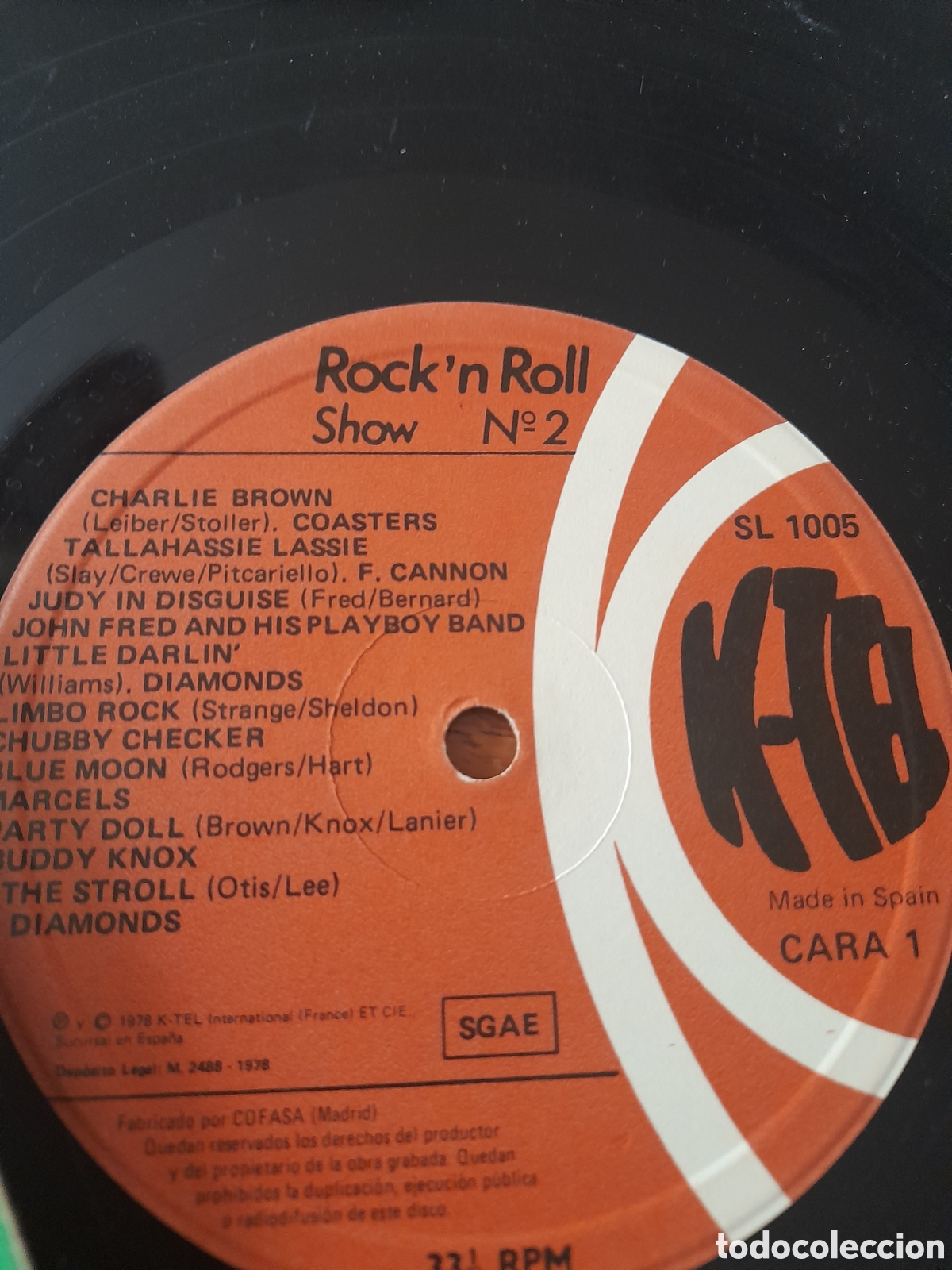 Discos de vinilo: Disco K-TEL ROCK and ROLL 1978 - Foto 3