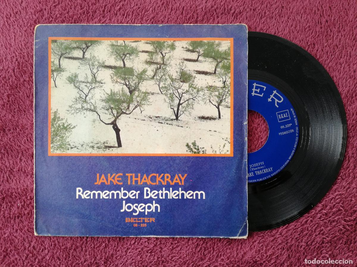 Discos de vinilo: JAKE THACKRAY - REMEMBER BETHLEHEM (BELTER) SINGLE - PEDIDO MINIMO 7&euro; - Foto 1
