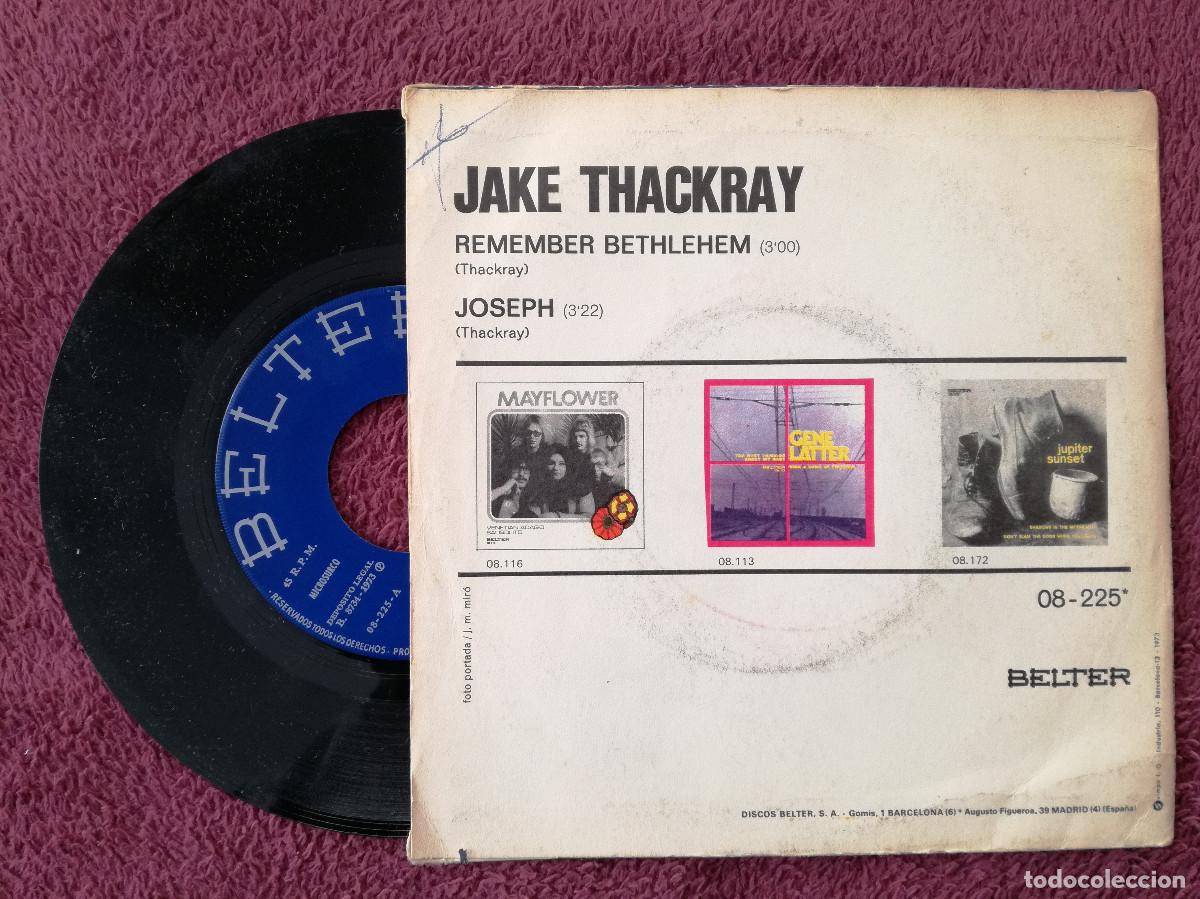 Discos de vinilo: JAKE THACKRAY - REMEMBER BETHLEHEM (BELTER) SINGLE - PEDIDO MINIMO 7&euro; - Foto 2