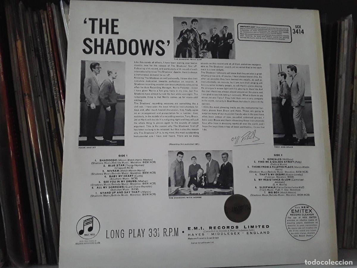 Discos de vinilo: The Shadows &lrm;&ndash; The Shadows - lp edic. uk - Foto 2