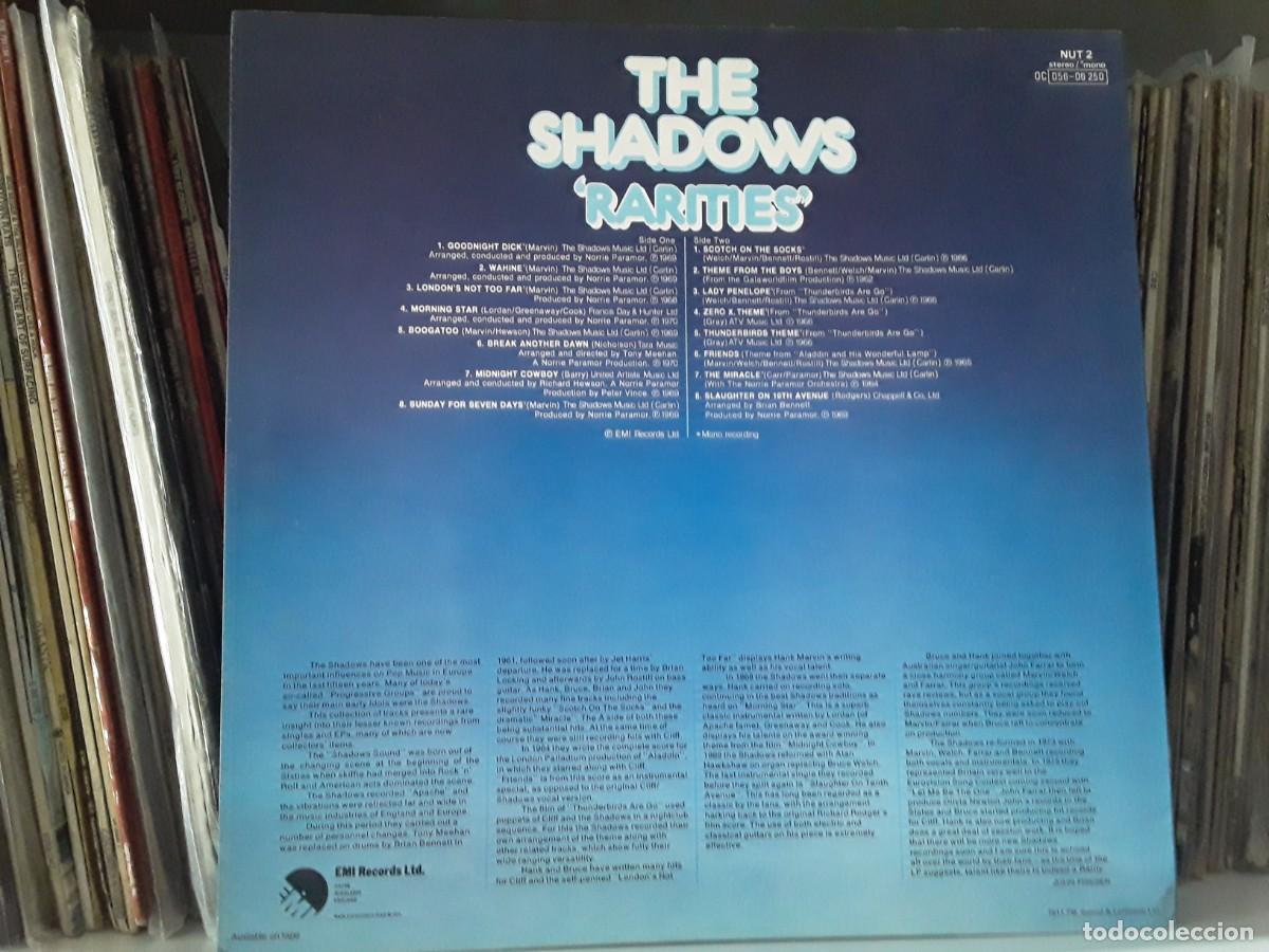 Discos de vinilo: The Shadows &lrm;&ndash; Rarities - lp edic. uk 1976 - Foto 2