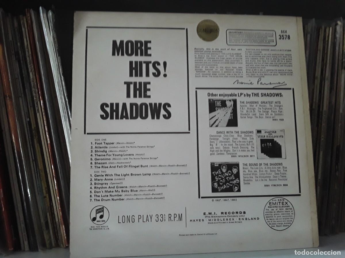 Discos de vinilo: The Shadows &lrm;&ndash; More Hits! - lp edic uk - Foto 2
