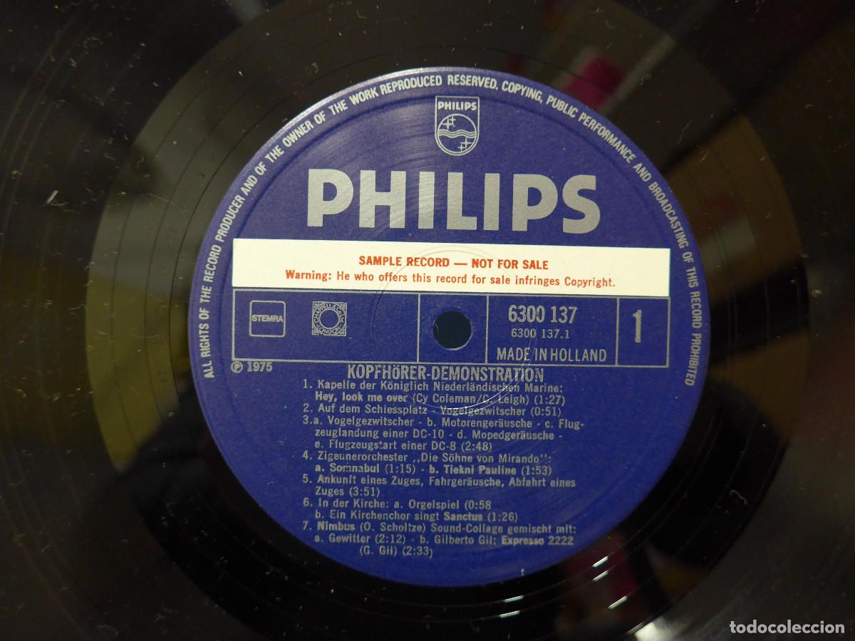Discos de vinilo: SOUND IMPRESSIONEN KOPFHORER DEMONSTRATION - Foto 8