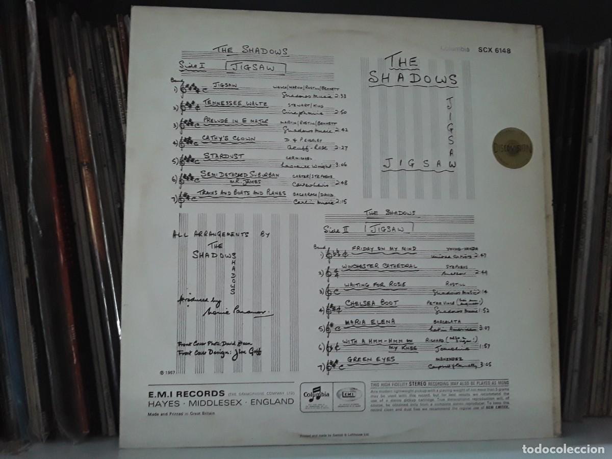 Discos de vinilo: The Shadows &lrm;&ndash; Jigsaw - lp edic. uk - Foto 2