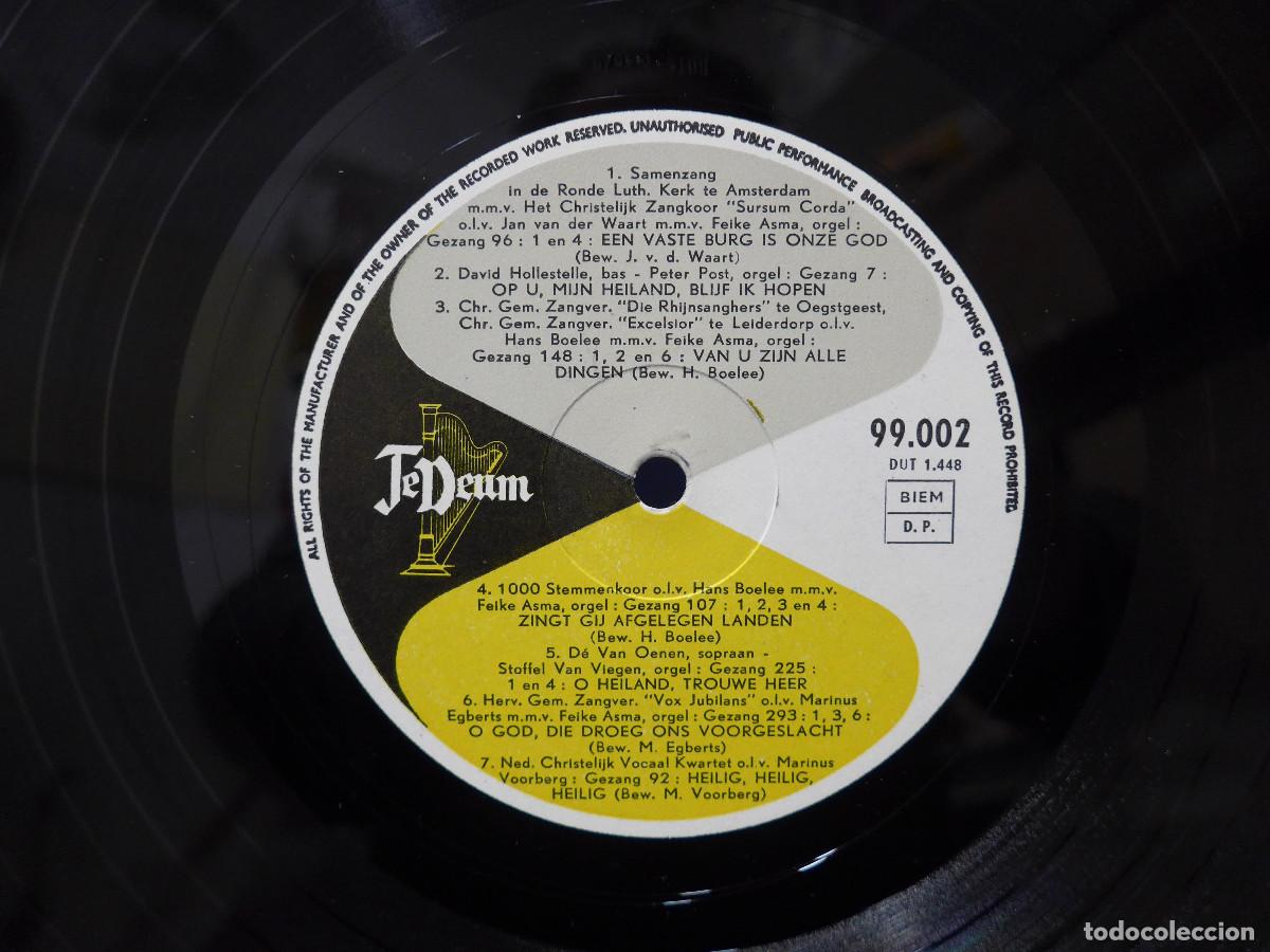 Discos de vinilo: GEZANGEN JE DEUM - Foto 6