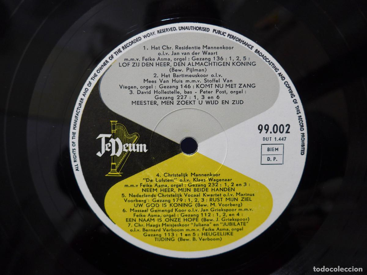 Discos de vinilo: GEZANGEN JE DEUM - Foto 8