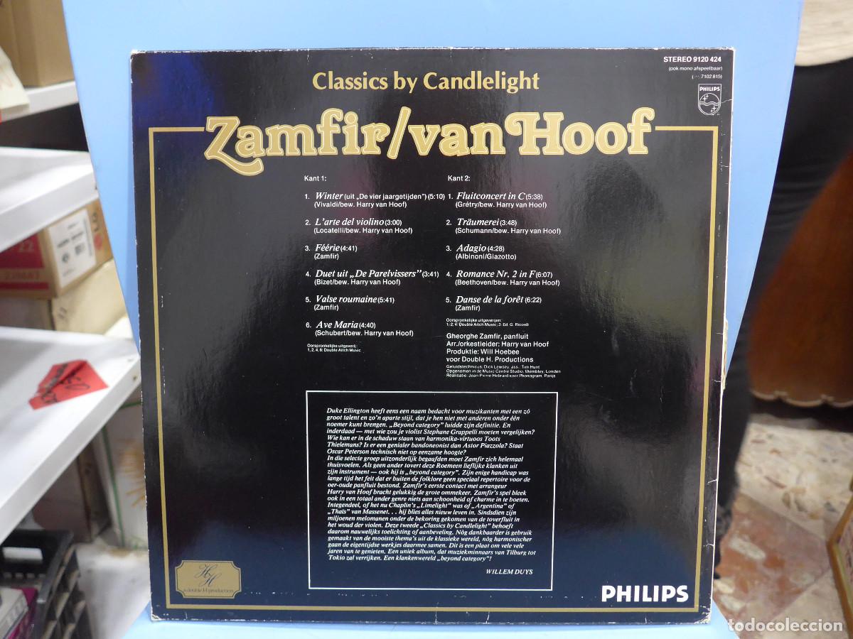 Discos de vinilo: CLASSICS BY CANDLELIGHT ZAMFIR / VAN HOOF - Foto 3