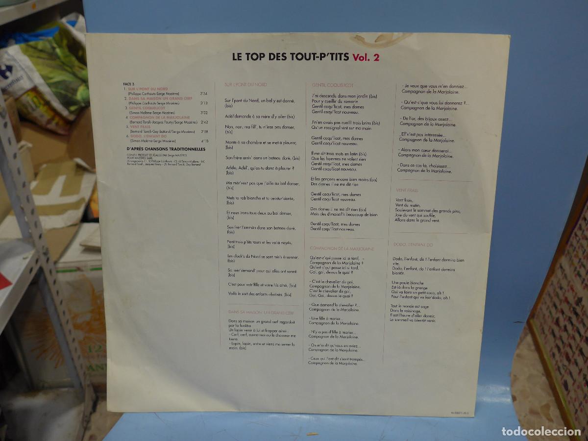 Discos de vinilo: LE TOP DES TOUT-PTITS VOL 2 - Foto 4