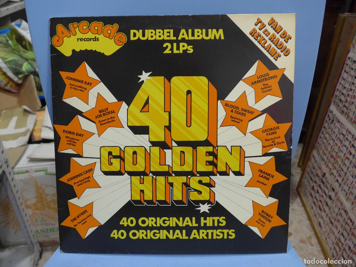 Discos de vinilo: 40 GOLDEN HITS - Foto 1
