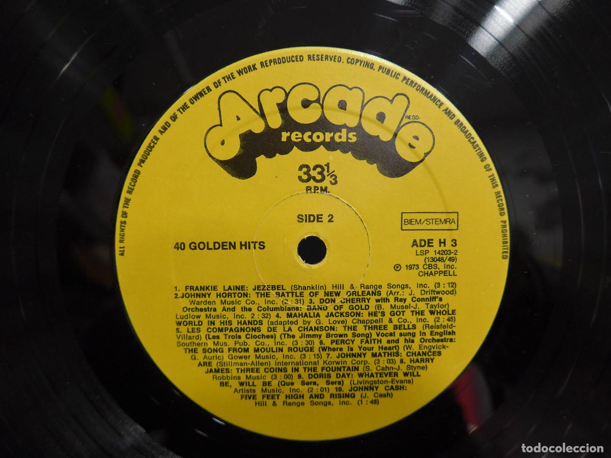 Discos de vinilo: 40 GOLDEN HITS - Foto 9