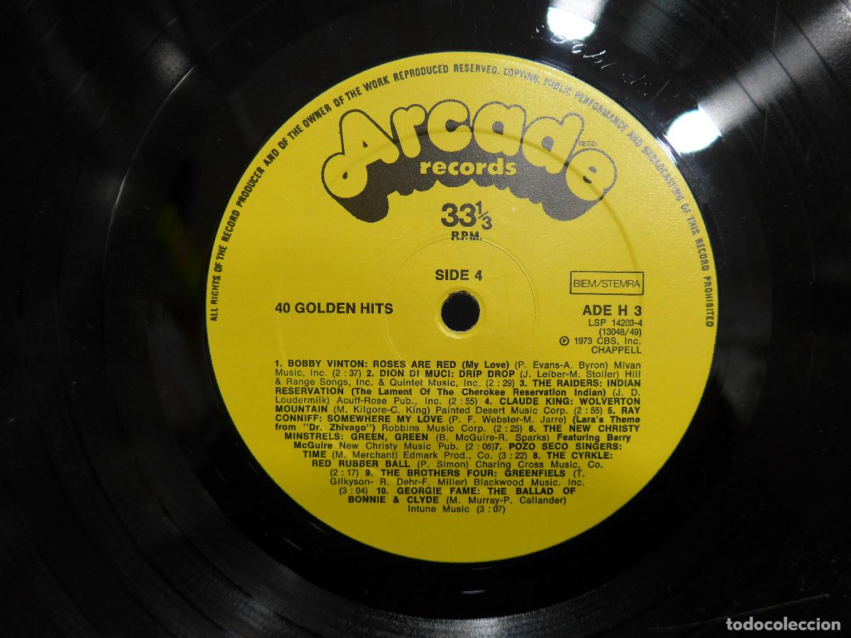 Discos de vinilo: 40 GOLDEN HITS - Foto 15